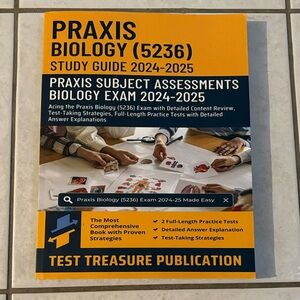 Praxis Biology (5236) Study Guide Book 2024-2025